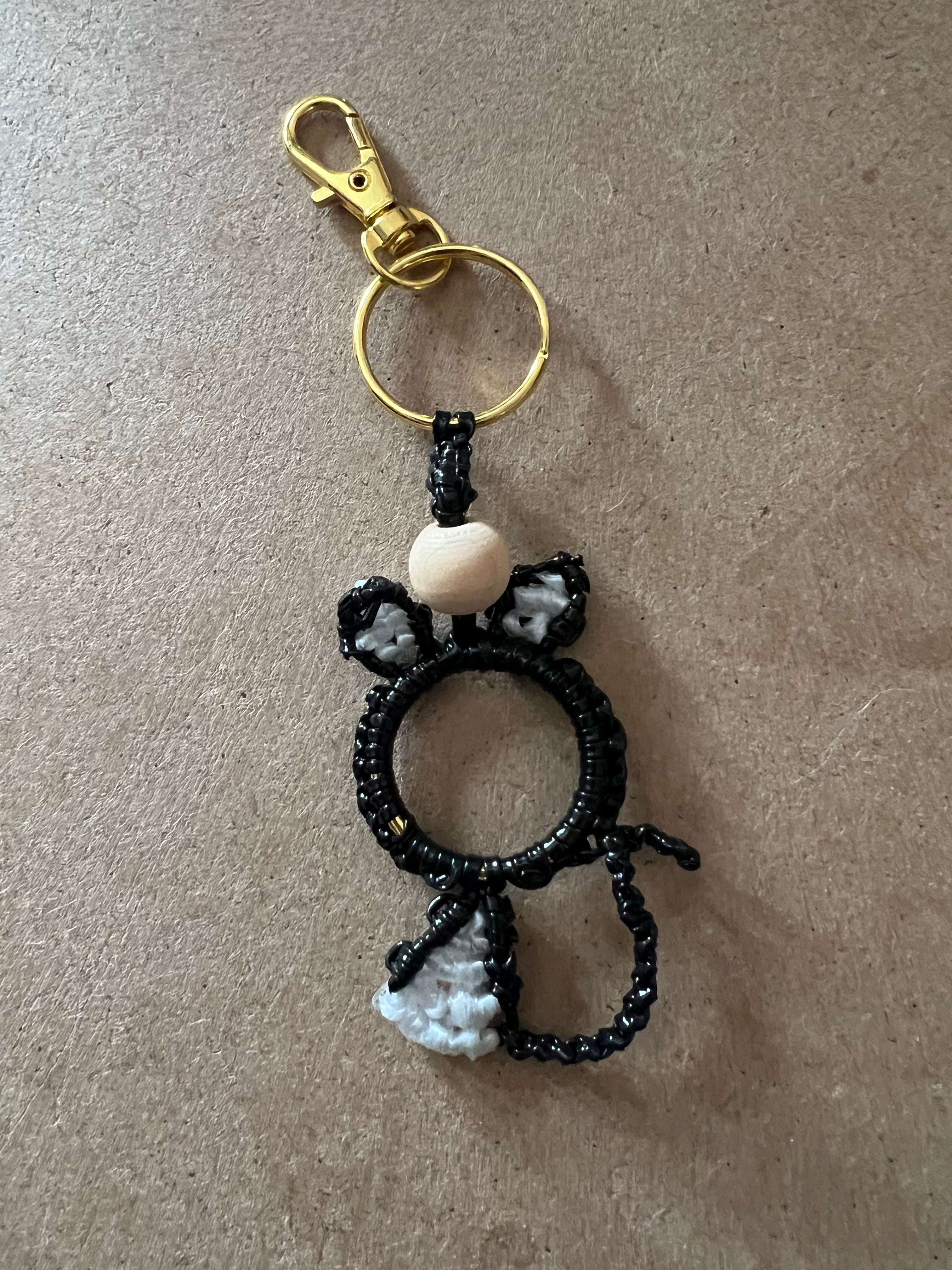 Porte clef en forme de chat