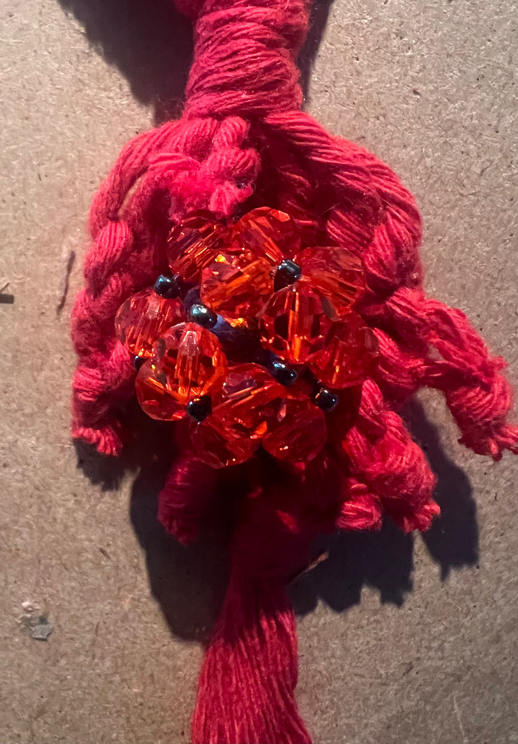 Déco pour sac bijou : boule en « cristal de bohème »